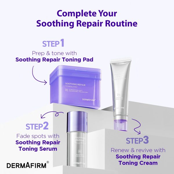 DERMAFIRM Soothing Repair Toning Pad 180ml 70ea