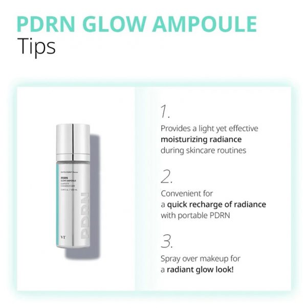 VT Cosmetics PDRN Glow Ampoule Mist 100ml (1)