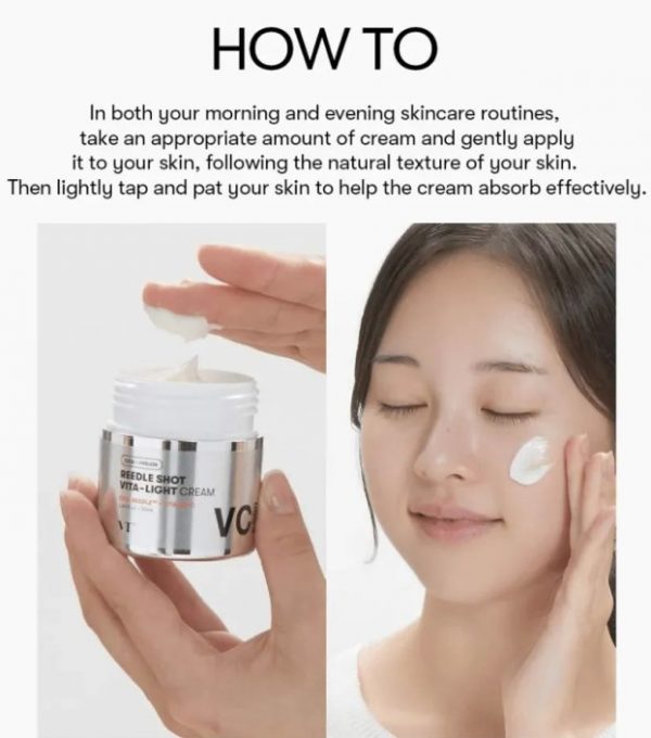VT Cosmetics Reedle Shot Vita-light Cream 50ml (1)