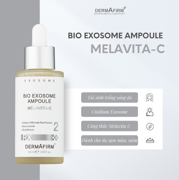 DERMAFIRM RX Bio Exosome Ampoule Melavita-C 50ml (1)