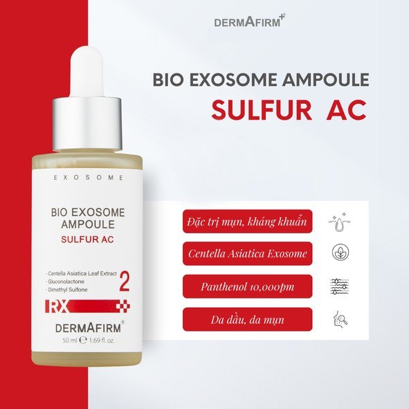 DERMAFIRM RX Bio Exosome Ampoule Sulfur-AC 50ml