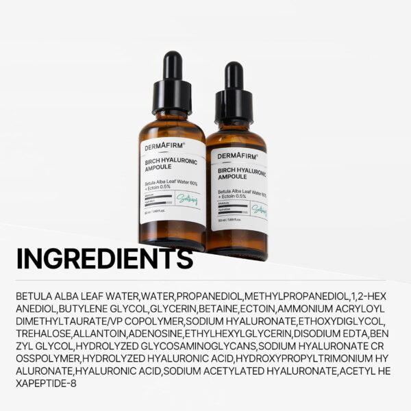 DERMAFIRM Birch Hyal Ampoule 50ml