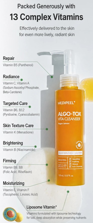 MEDI-PEEL Algo-Tox Vita Cleanser 150ml
